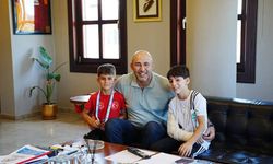 Şampiyon kardeşlerden Başkan Zencirci'ye ziyaret