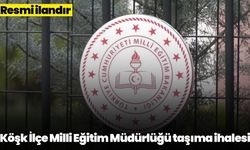 Köşk İlçe Milli Eğitim Müdürlüğü taşıma ihalesi