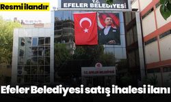 Efeler Belediyesi satış ihalesi ilanı