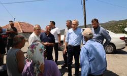 AK Partili Savaş yangın bölgesinde vatandaşlarla buluştu