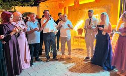 Bozdoğan Belediye personelinin mutlu günü: Nişan kurdelesini Başkan Özel kesti