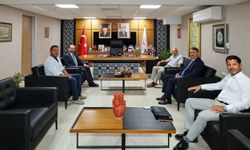 Eski Bakan Özarslan’dan Müdür Şenkul’a ziyaret