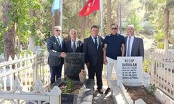 MHP Koçarlı’da mübarek cuma da şehit kabrine ziyaret