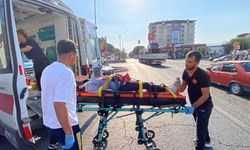 Nazilli Otogar Kavşağı’nda kaza! Motosiklet sürücüsü yaralandı