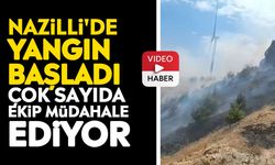 Nazilli'de yangın başladı: Çok sayıda ekip müdahale ediyor