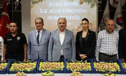 Söke’de sezonun ilk kuru incir alımı törenle kutlandı