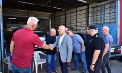 Vali Varol Aydınlı sanayi esnafıyla buluştu
