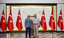 Vali Varol eski Bakan İsmet Özarslan’ı ağırladı