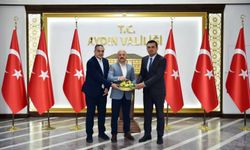 Vali Varol’a İncir Çalıştayı öncesi davet ziyareti