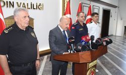 Aydın Valisi Ağustos ayı güvenlik bilançosunu açıkladı