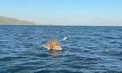 Aydın'da korku dolu anlar! İki kürek sörfçüsü akıntıya kapıldı