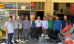 Aydın’da seçim hazırlıkları sürüyor: NTO Başkan Adayı Arslan’dan Karaçay esnafına ziyaret