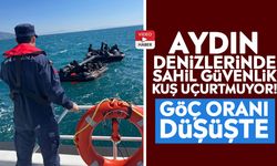 Aydın denizlerinde Sahil Güvenlik kuş uçurtmuyor! Göç oranı düşüşte