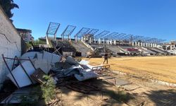 Nazilli'de bir döneme veda! Şehir stadyumu yıkılıyor
