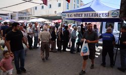 Söke Belediyesi'nden vatandaşın sofrasına katkı: Belediye tarafından üretilen unlar dağıtıldı