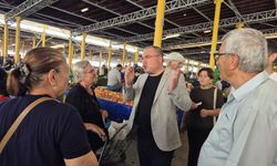 Söke’de pazara inen Yeni Partili Karakoz: "Bu ülkede bir değişim şart”