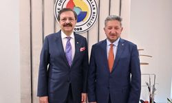 TOBB Başkanı Hisarcıklıoğlu'ndan Nuri Arslan'a övgü dolu sözler: "Projesiz Ankara'ya gelmez"