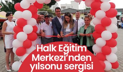 Halk Eğitim Merkezi’nden yılsonu sergisi