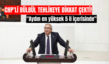 CHP'li Bülbül tehlikeye dikkat çekti! "Aydın en yüksek 5 il içerisinde"