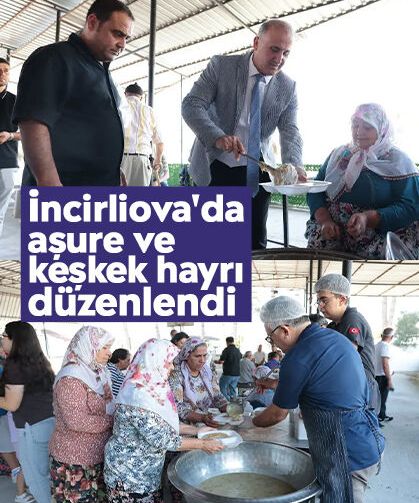İncirliova'da aşure ve keşkek hayrı düzenlendi