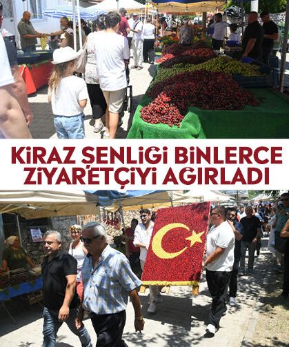 Kiraz Şenliği binlerce ziyaretçiyi ağırladı