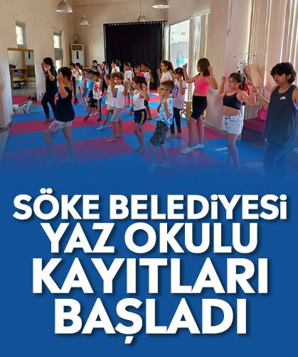 Söke Belediyesi yaz okulu kayıtları başladı