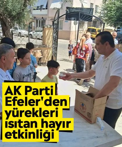 AK Parti Efeler'den yürekleri ısıtan hayır etkinliği