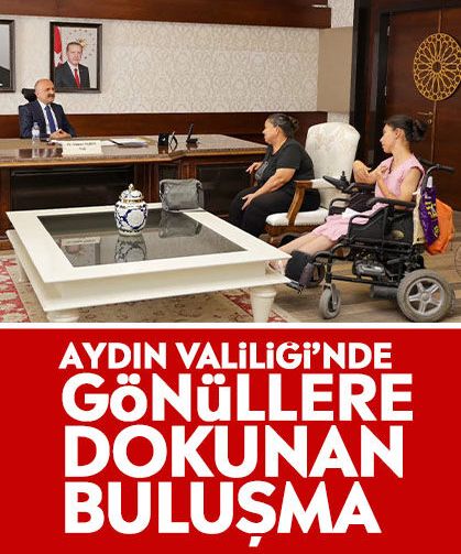 Aydın Valiliği’nde gönüllere dokunan buluşma