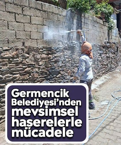 Germencik Belediyesi’nden mevsimsel haşerelerle mücadele