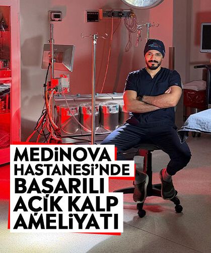 Medinova Hastanesi’nde başarılı açık kalp ameliyatı