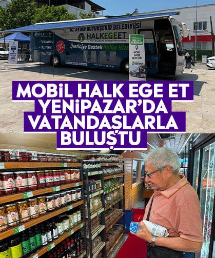 Mobil Halk Ege Et Yenipazar’da vatandaşlarla buluştu