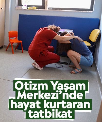 Otizm Yaşam Merkezi’nde hayat kurtaran tatbikat