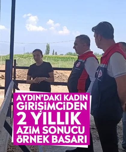 Aydın’daki kadın girişimciden 2 yıllık azim sonucu örnek başarı