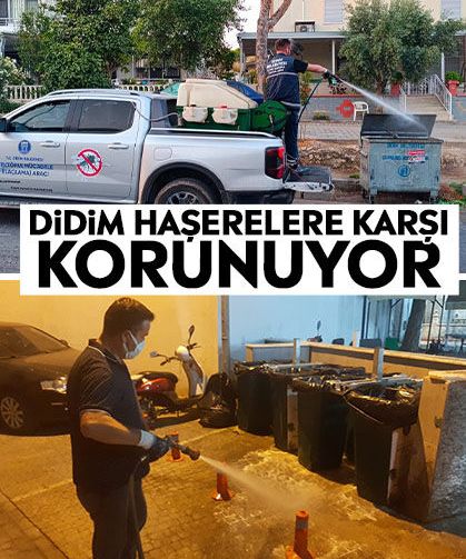 Didim haşerelere karşı korunuyor