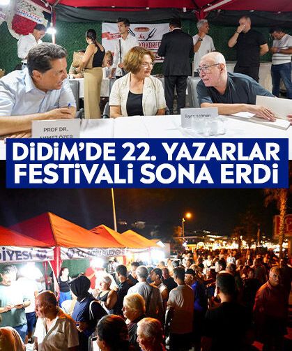 Didim’de 22. Yazarlar Festivali sona erdi