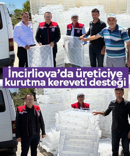İncirliova’da üreticiye kurutma kereveti desteği