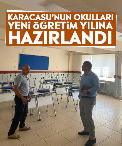Karacasu’nun okulları yeni öğretim yılına hazırlandı