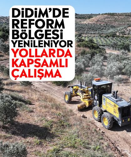 Didim’de Reform bölgesi yenileniyor: Yollarda kapsamlı çalışma