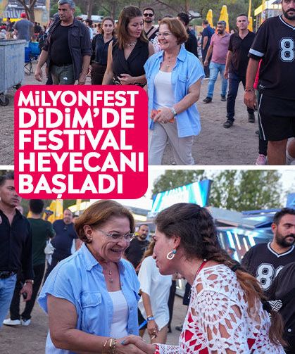 Milyonfest Didim’de festival heyecanı başladı