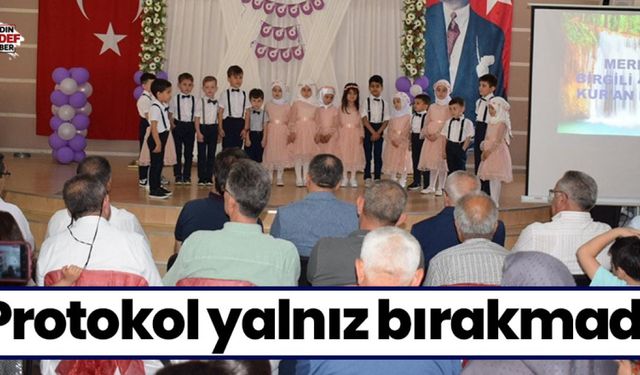 Aydın'da Kur'an Kursu öğrencilerden yıl sonu programı