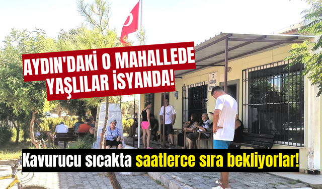 Aydın'daki o mahallede yaşlılar isyanda!