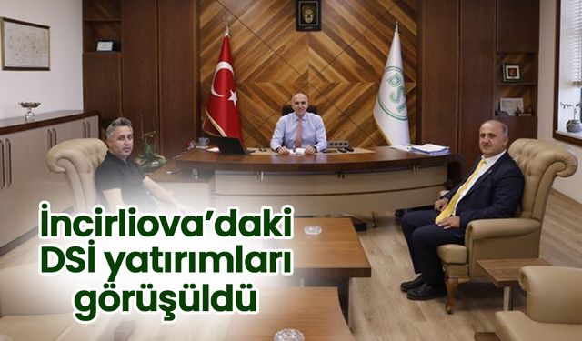 İncirliova’daki DSİ yatırımları görüşüldü