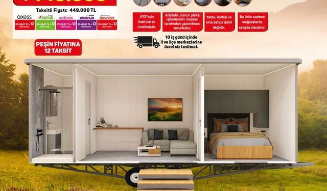 A101 Tiny House satıyor! O tarihi kaçırmayın