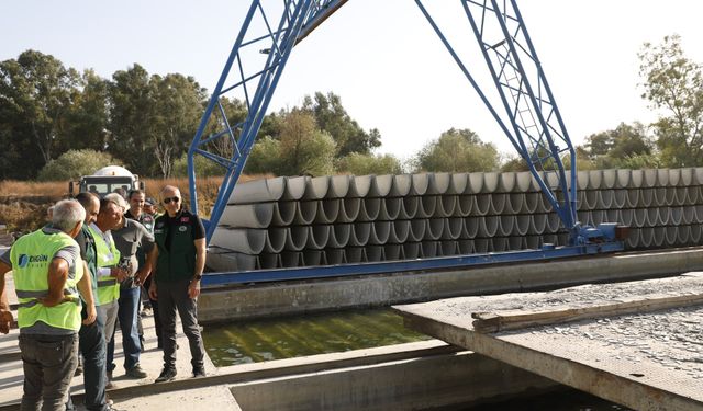 Çine ve Yenipazar'daki sulama projeleri hız kesmeden ilerliyor