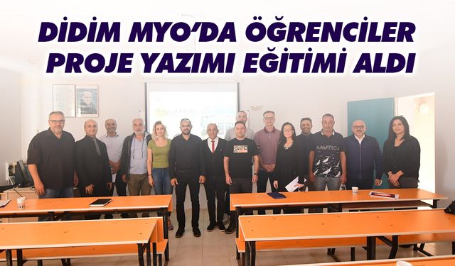 Didim MYO’da öğrenciler proje yazımı eğitimi aldı