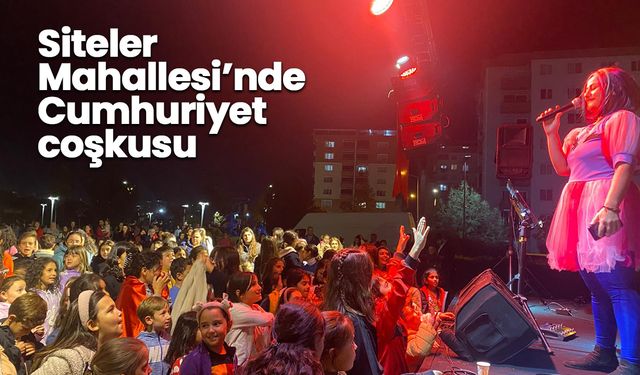 Cumhuriyet coşkusu mahalleyi birleştirdi