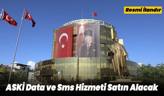 ASKİ Data ve Sms Hizmeti Satın Alacak