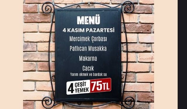 Başkan Kıvrak’tan Halk Sofrası’na davet! Bu menü 75 lira