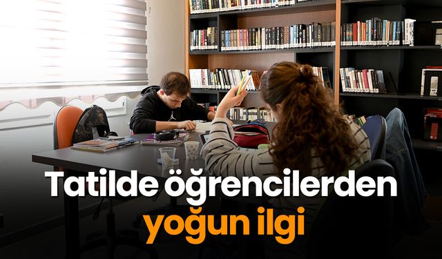 Tatilde öğrencilerden yoğun ilgi