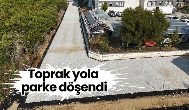 Nazilli’de bir yol daha tamamlandı